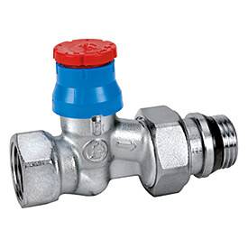 Клапан термостатический Giacomini R402TG прямой 3/4 ВН хромированный R402X034