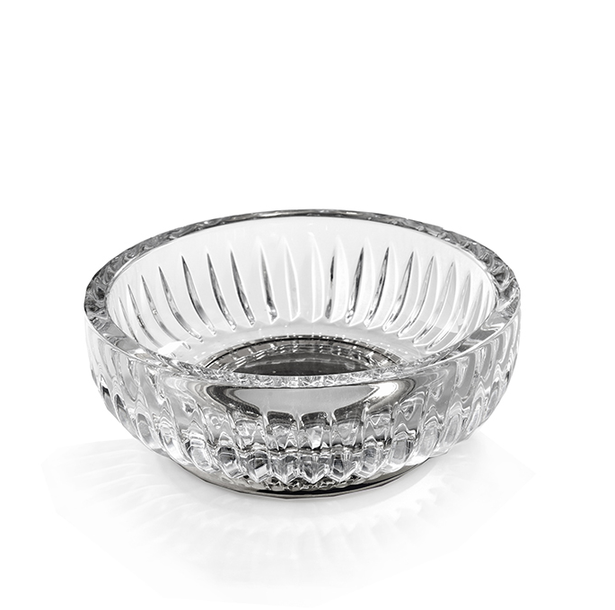 Мыльница 3SC Elegance 115x40 мм прозрачный хрусталь/хром EL01ACRSL