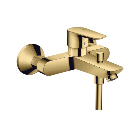 Смеситель для ванны и душа Hansgrohe Talis E однорычажный полированное золото 71740990