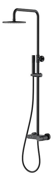 Душевая стойка Boheme Stick с верхним душем 30х57х112.5 см black 128-BB