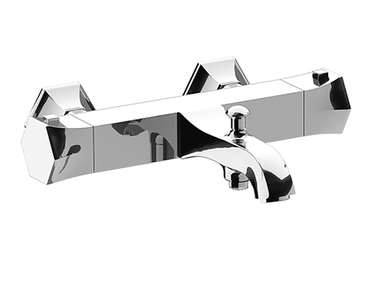 Смеситель для ванны и душа Cisal Chérie термостатический хром CET2701021