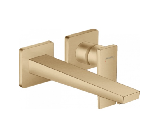 Смеситель для раковины Hansgrohe Metropol скрытого монтажа шлифованная бронза 32526140