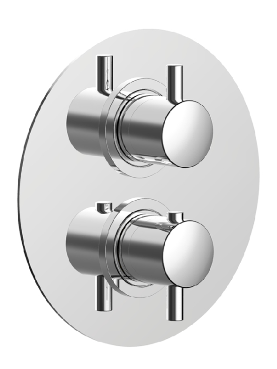 Смеситель для душа термостатический встраиваемый Cisal Less New Matt Black LN01810040