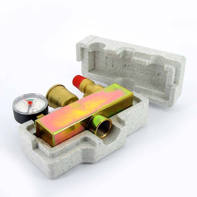 Группа безопасности котла Watts KSG 30 до 100 кВт 1 3 бар сталь с теплоизоляцией 10005204