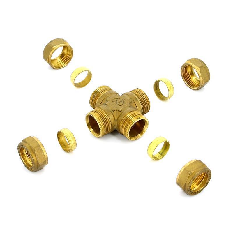 Крестовина обжимная Tiemme 18 мм 1100217