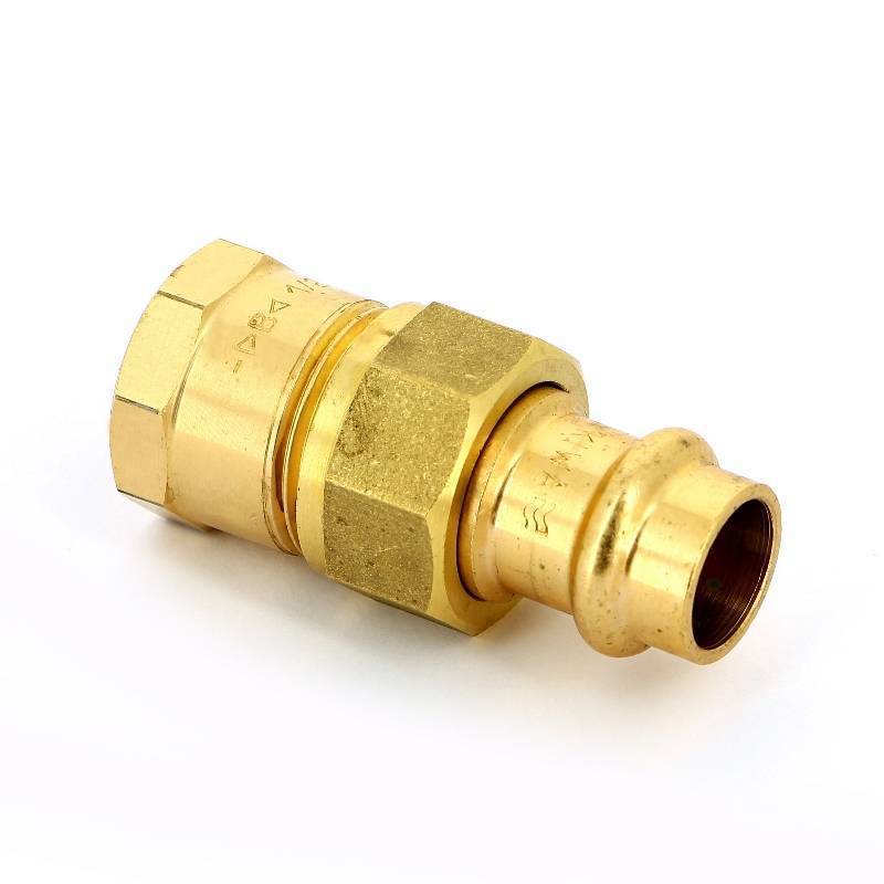 Муфта пресс-В IBP >B< Press 15 мм x 1/2 с разъемным соединением бронза P4330G01504000