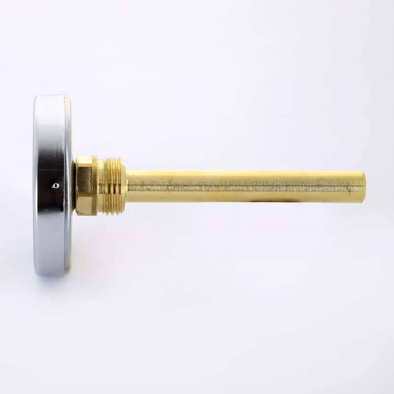 Термометр биметаллический Watts F+R801 63 мм 0-120 °C погружной гильза 100 мм 10005811