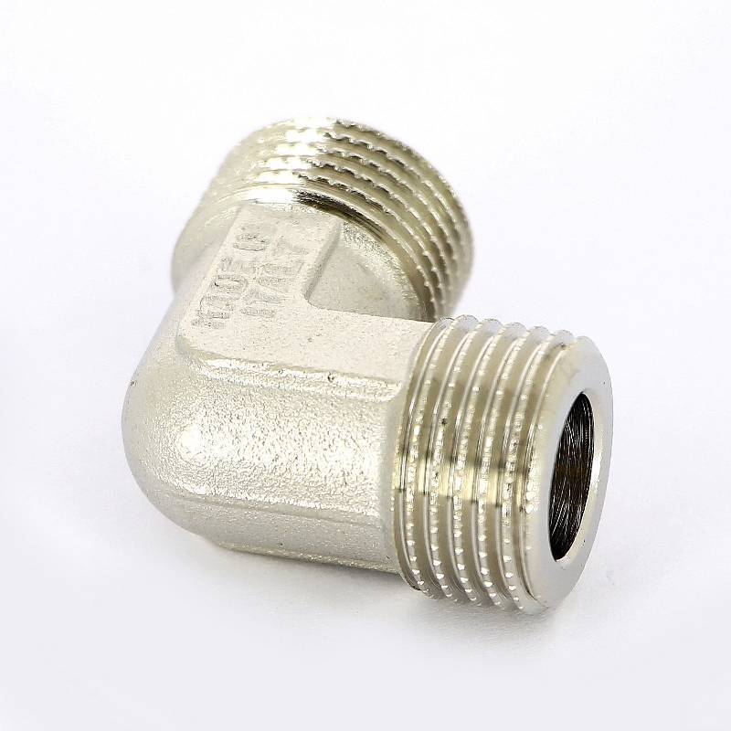 Угольник резьбовой Tiemme 1/2 Н-Н никелированный 1500264