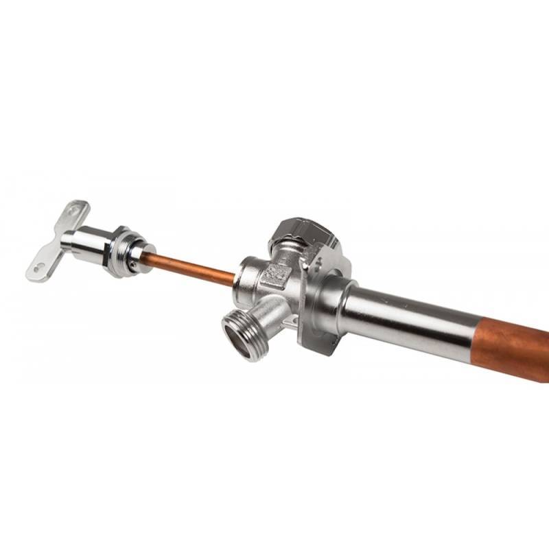 Кран уличный незамерзающий Arrowhead Euro с антисифоном 1/2 x 3/4 250-450 мм 151111