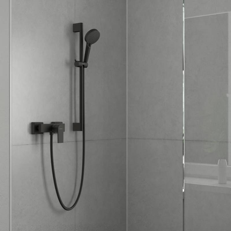 Смеситель для душа hansgrohe Vernis Shape внешнего монтажа матовый черный 71650670