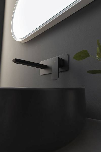 Гигиенический душ со смесителем Allen Brau Infinity с внутренней частью черный матовый 5.21005-31