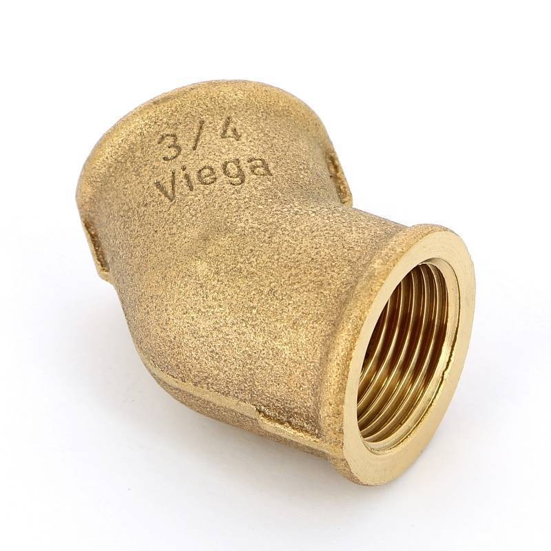 Угол 90° бронзовый Viega пайка-НР 22х3/4 107208