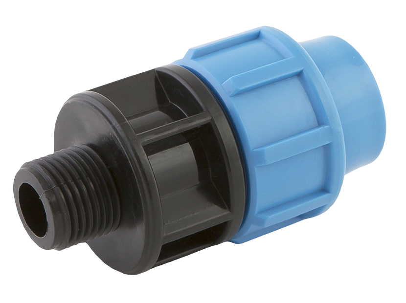 Муфта ПНД ДЖИЛЕКС переходная с наружной резьбой 25х1/2 1011667