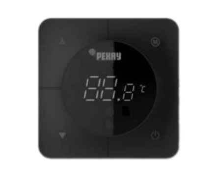 Терморегулятор REHAU Nea 230 В черный монтаж в подрозетник 13372303001