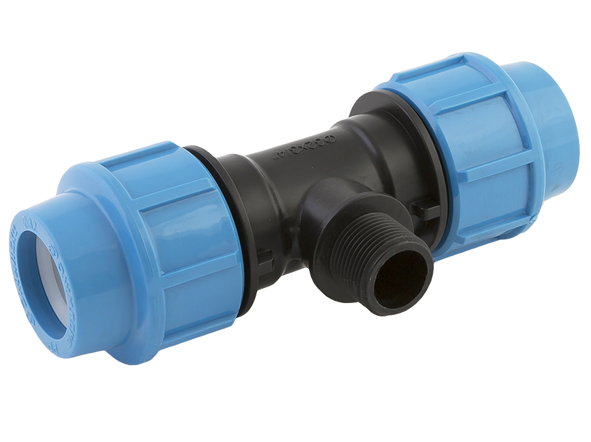 Тройник ПНД Джилекс 32х3/4х32 мм наружная резьба 10 шт. в упаковке 9011