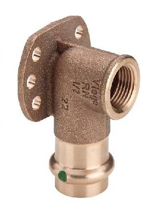 Водорозетка Viega Sanpress 15x1/2 ВР бронза 107345