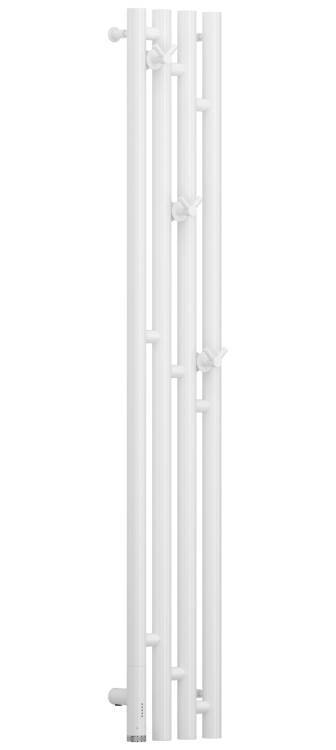 Полотенцесушитель электрический Сунержа Кантата 3.0 1200x191 мм МЭМ левый белый 12-5846-1216