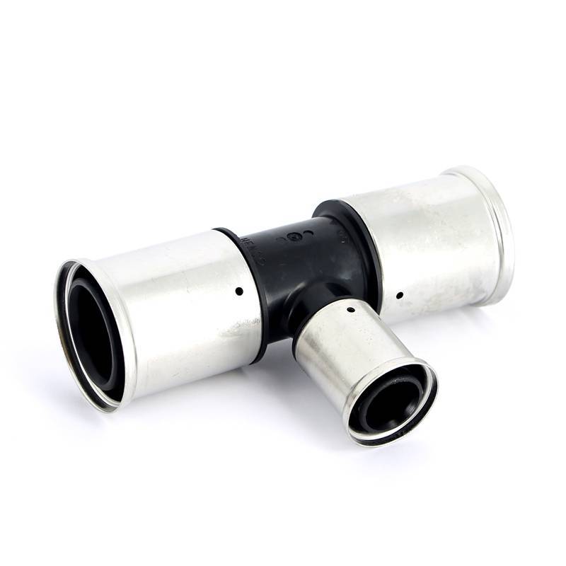 Тройник пресс PVDF Henco 50х32х50 мм 10PK-503250