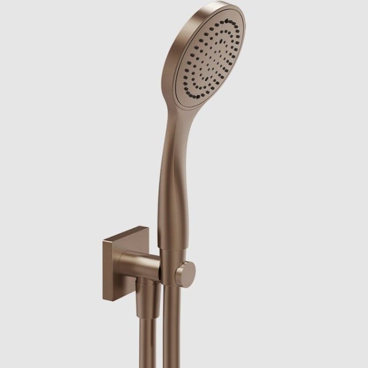Душевой набор Gessi Rilievo лейка 100 мм Copper Brushed PVD 59123708