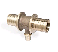 Тройник REHAU RAUTITAN RX+ 16x20x16 мм бронза 14571013001