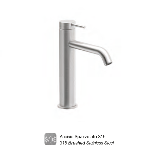 Смеситель для раковины, Almar, на раковину/столешницу, цвет-Stainless Steel AISI 316 (Товар заказной, возврату не подлежит)