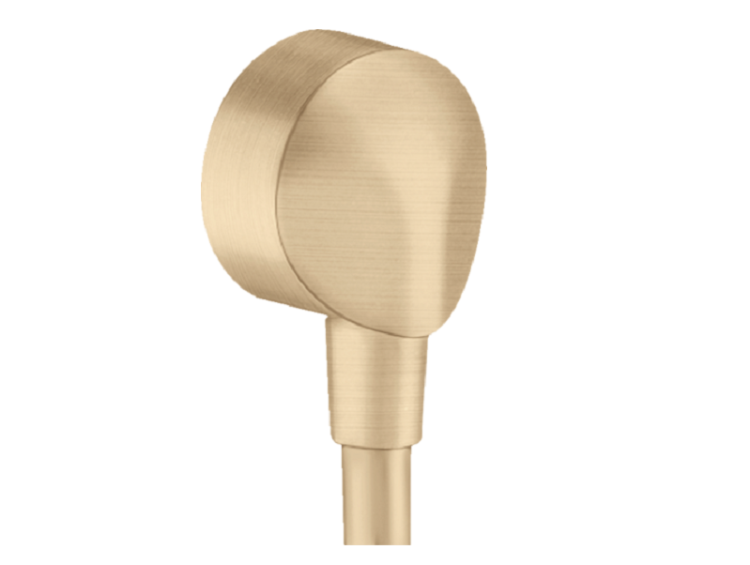 Шланговое подсоединение hansgrohe FixFit E шлифованная бронза 27454140