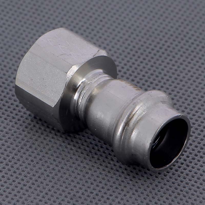 Муфта переходная пресс-В Viega Sanpress Inox нержавеющая сталь 15x1/2 436575