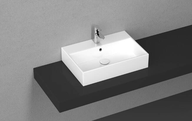 Раковина подвесная ISVEA Purita 600х420х145 мм белая 10PL50060SV