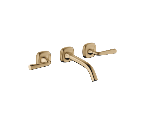 Смеситель для раковины, Dornbracht, COYA, настенный встраиваемый, цвет-Dark Brass сатинированный (PVD)