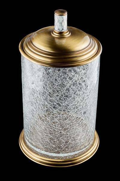 Ведро мусорное напольное Boheme Murano Cristal бронза 10914-CRST-BR