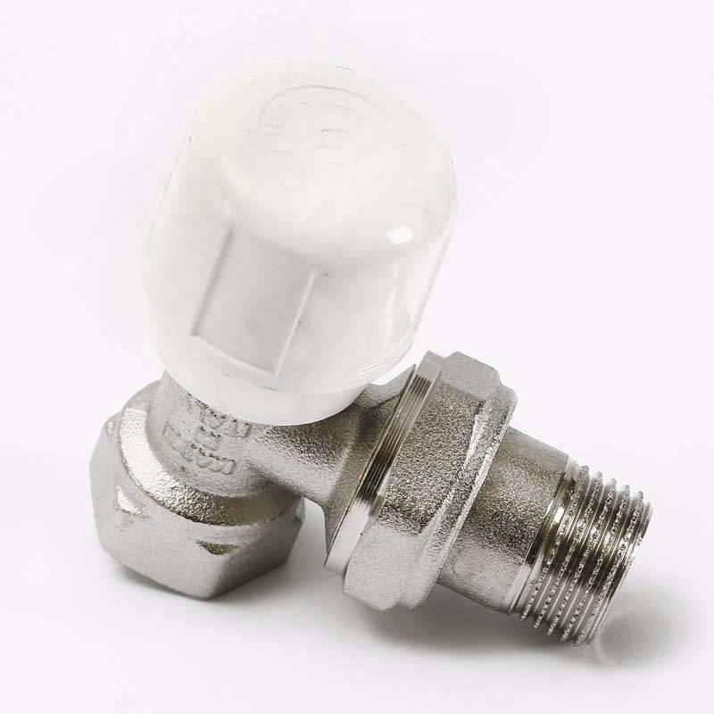 Вентиль ручной Uni-Fitt угловой 1/2 никелированный 155N2000