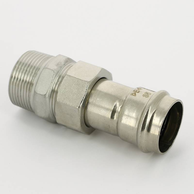 Муфта разборная IBP B-Press Inox 35 мм x 1 1/4 НР нержавеющая сталь PS4331G0351000