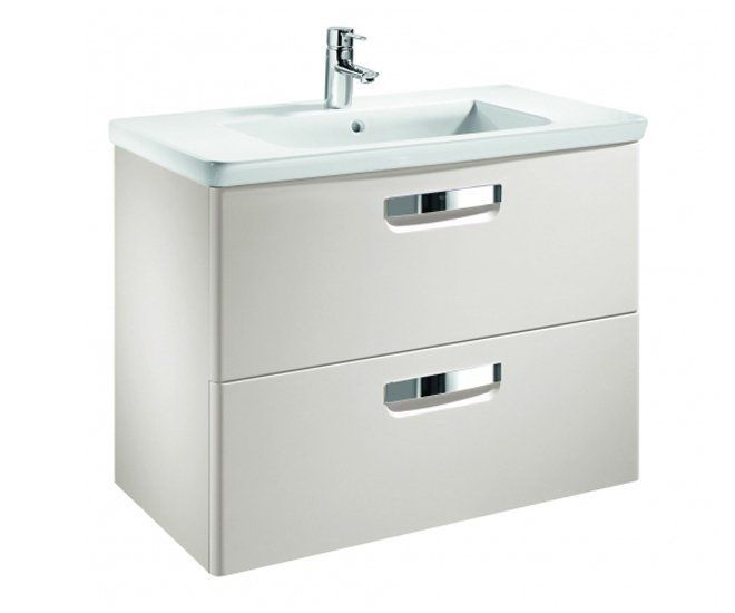 Тумба под раковину Roca The Gap 80 см белый ZRU9302732