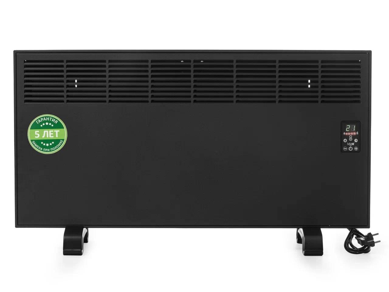 Конвектор электрический iVigo EPKE20 электронный термостат Вт Черный матовый EPKE20