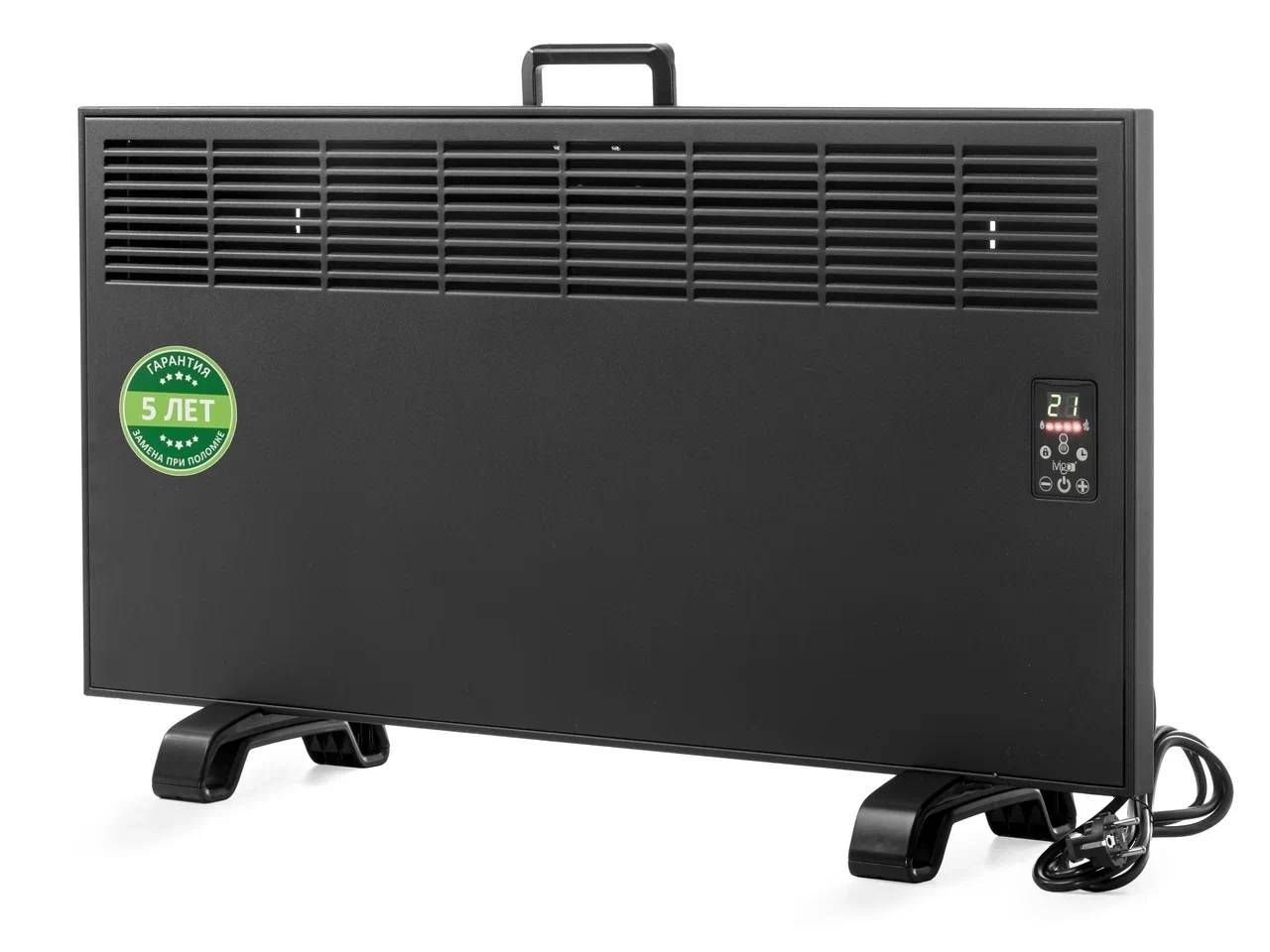 Конвектор электрический iVigo EPKE20 электронный термостат Вт Черный матовый EPKE20