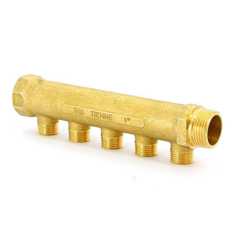 Коллектор Tiemme 1910 1 НВ 5 выходов 1/2 Н 36 мм 1910011