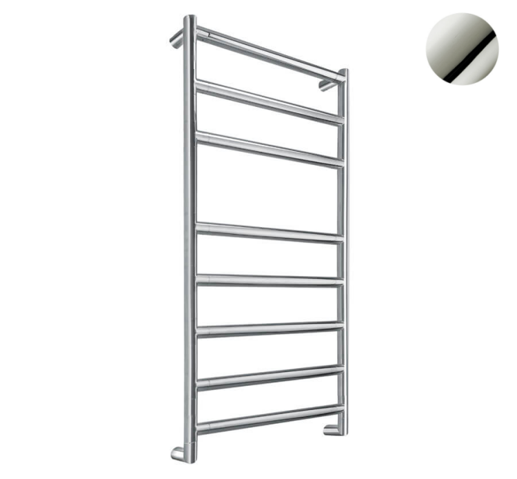 Полотенцесушитель электрический Margaroli Sereno 500x1141 мм 150 Вт Bright Nickel с боксом 55844708BNNB