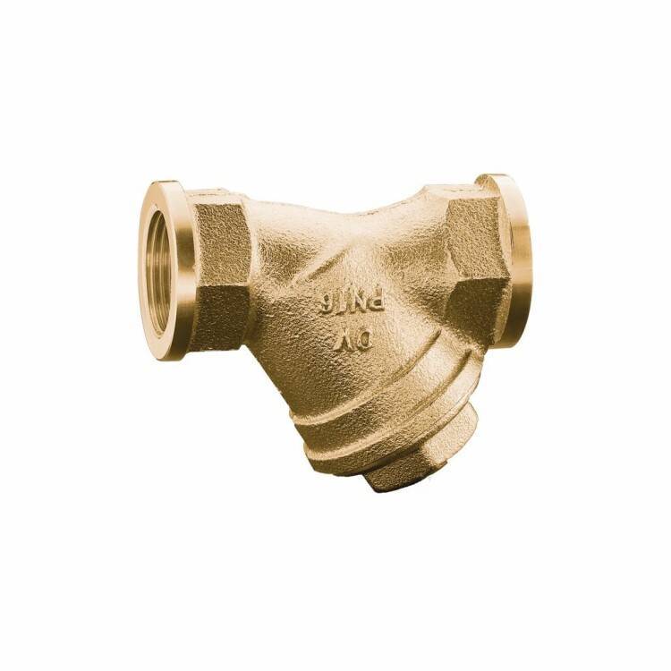 Фильтр сетчатый Giacomini DN 15 1/2 дюйма ВР PN 25 бронза 600 мкм 1120004