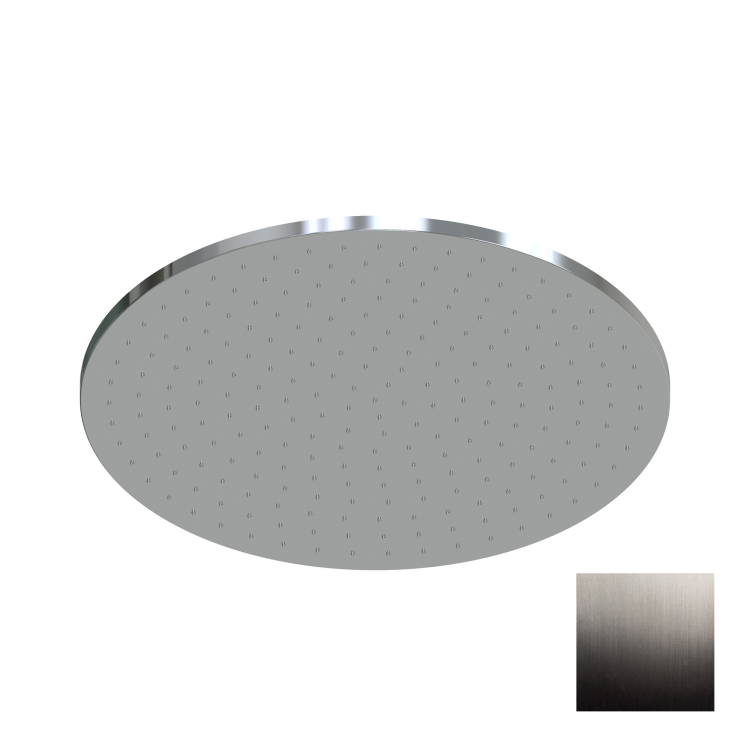 Верхний душ Ritmonio 400x400 мм настенный/потолочный Brushed Black Chrome 75A043BLX
