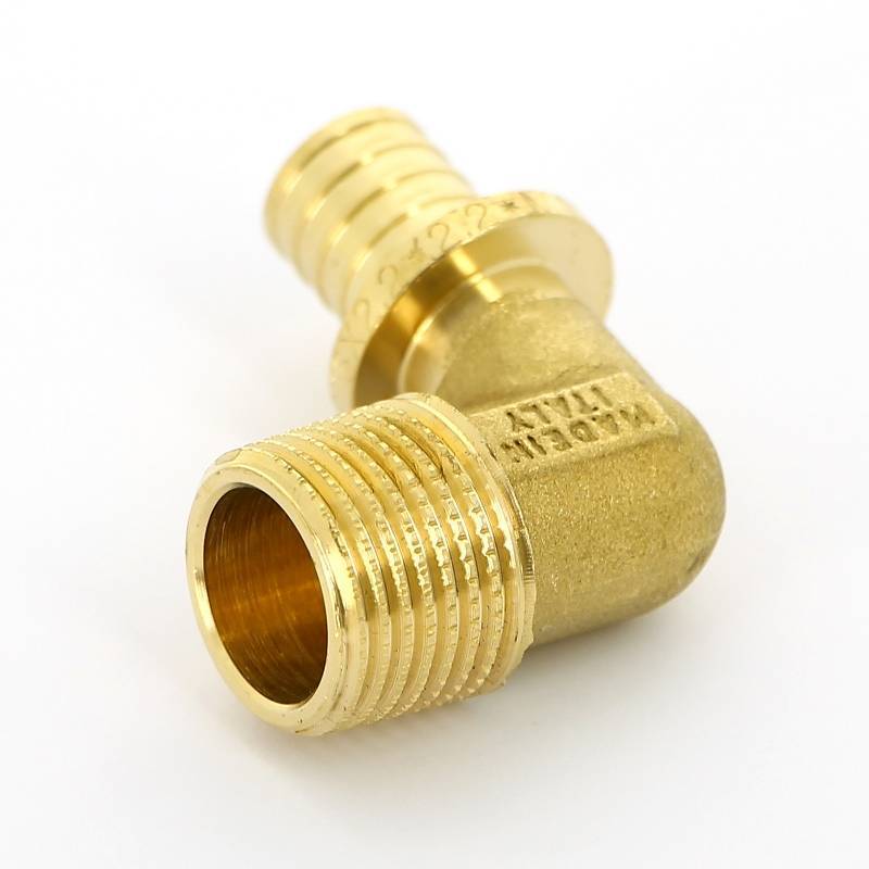 Угол аксиальный Uni-Fitt 16x1/2 НР латунь 745G6200