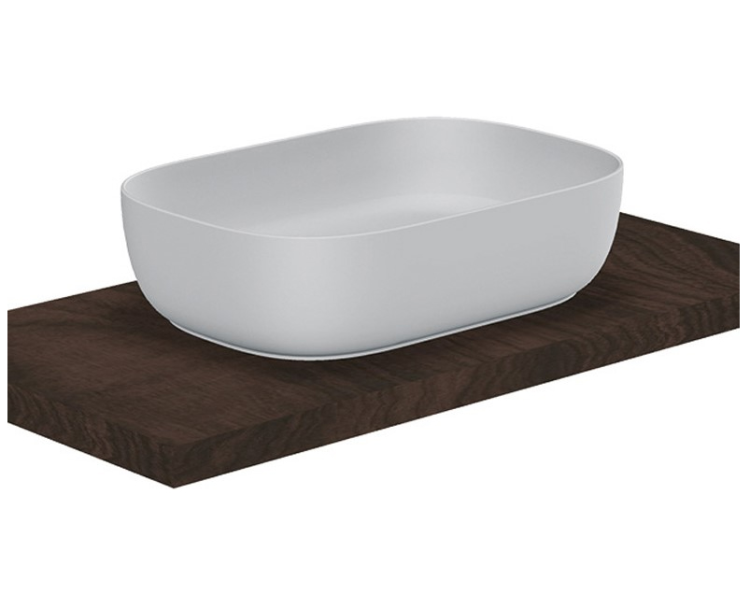 Раковина накладная Scarabeo Glam 560x390x140 мм travertine 1804E