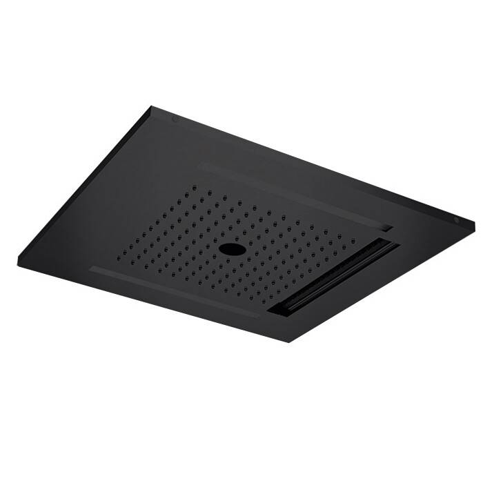Верхний душ Almar Chromotherapy 496x496 мм черный матовый E044259MB