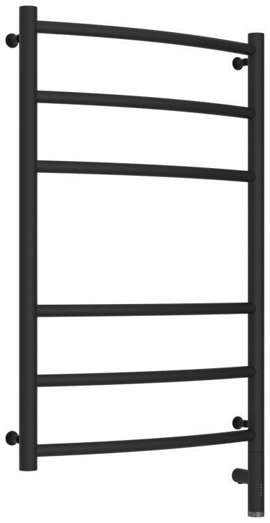 Полотенцесушитель электрический Сунержа Галант 3.0 800x500 мм МЭМ нижнее подключение справа тёмный титан муар 1558018050