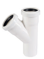 Тройник Ostendorf HT HTEAw 45° 32/32 мм белый 559600