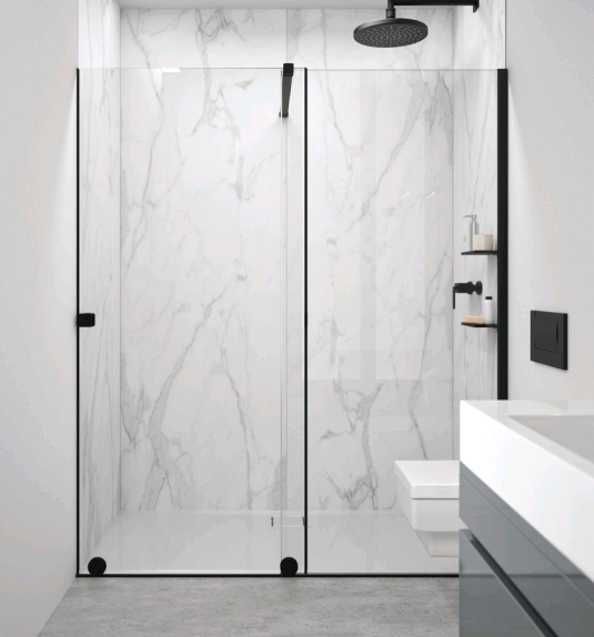 Боковая стенка HÜPPE Xtensa 900x2000 мм Rose Gold прозрачное стекло