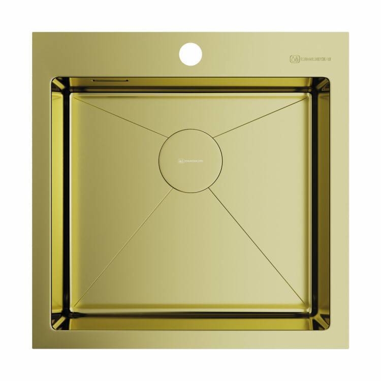 Мойка кухонная OMOIKIRI Akisame 51-LG 510x510 мм светлое золото 4973439