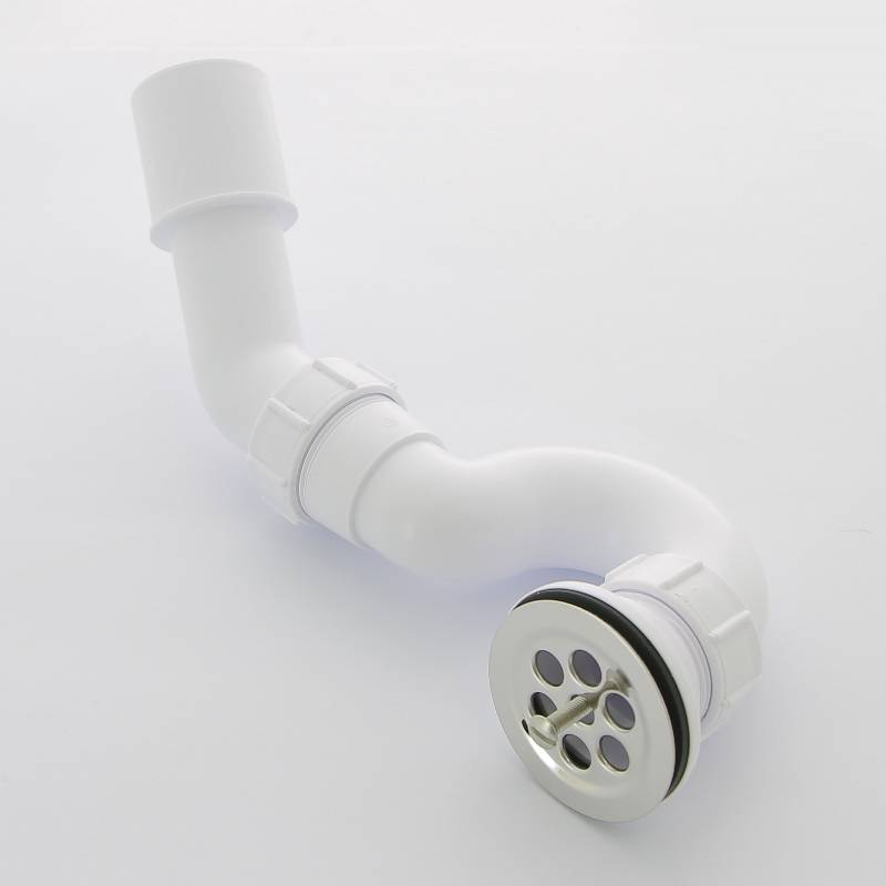 Сифон трубный McAlpine P/S-образный 1 1/2 х 40 мм с решеткой 70 мм MRS1