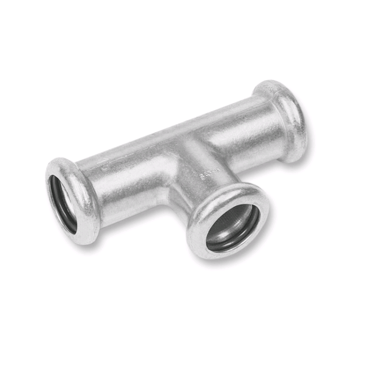 Тройник Sanha NiroPress AISI304L пресс 42 мм 691130423