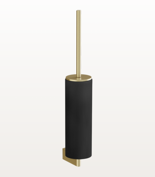 Ёршик, Gessi, Origini, шгв 76-106-456, цвет колбы-черный, цвет-Brushed Brass PVD