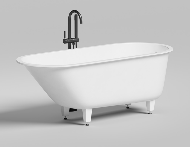 Ванна встраиваемая Salini Ornella Kit 1700x700x600 мм белый модификация Oval 102413G